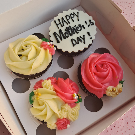 Mother's Day Cupcakes (Pack of 4)