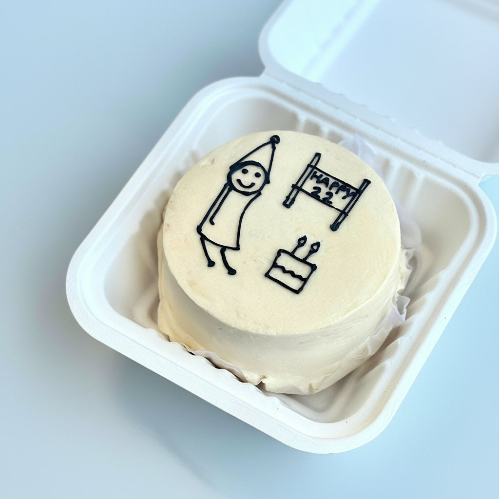 Birthday bento cake for 22nd birthday