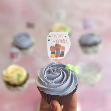 women's day cupcakes. chocolates. gifts for her. gift for women's day
