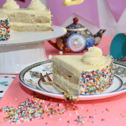 vanilla cake. birthday cakes. eggless cakes. yummy cakes. Bangalore cakes. sprinkle cakes. vanilla confetti cake. Aubree. theobroma. bakeries. Bengaluru. happy birthday. 