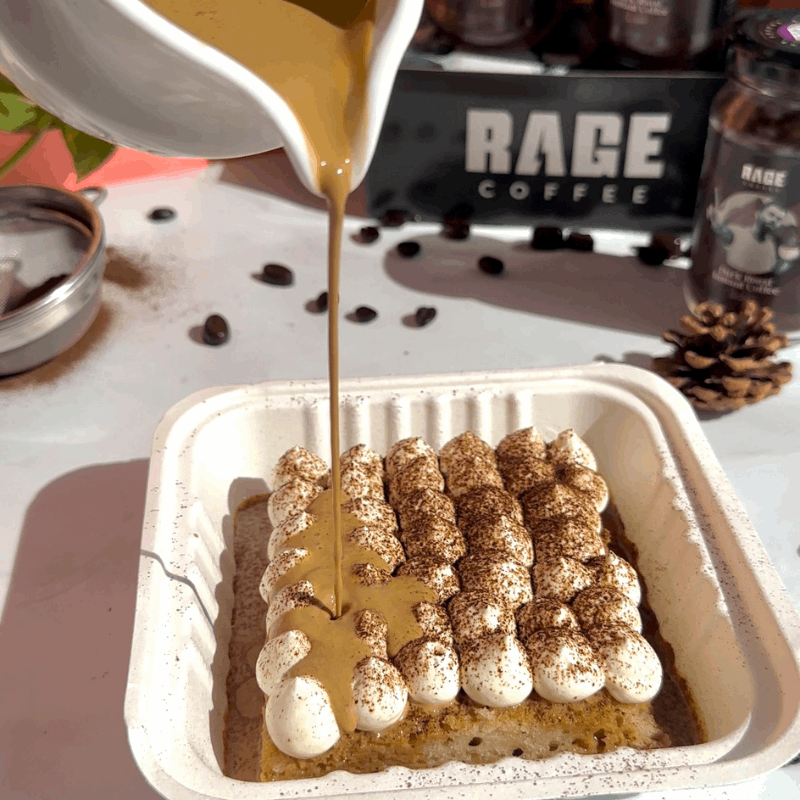 rage coffee. viral kohli. dream a dozen. coffee tres leches. eggless bakery. desserts. rage coffee Bangalore. 