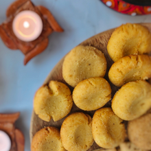 Load image into Gallery viewer, Butter Cookie Assortment,     Handcrafted Butter Cookies,     Melt-in-Your-Mouth Butter Cookies,     Irresistible Butter Cookies,     Artisanal Butter Cookies,     Buttery Delights,     Butterscotch-Infused Cookies,     Vanilla  Biscuits,     Buttery Goodness,     Best Cookies in Bangalore. Cornflakes Cookies. Diwali Delights. Diwali Cookies. Diwali Snacks. Savoury cookies. Best til crackers. Sesame Crackers. Crackers. Bangalore. Besan laddoo cookies. Besan laddus. Yummy. Indian Snacks
