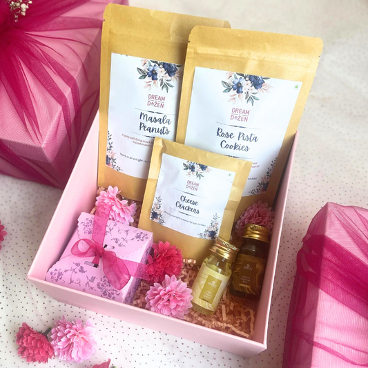 Mothers day hamper. Tea time snack. Snack box.  Mothers day gift. Gift hamper