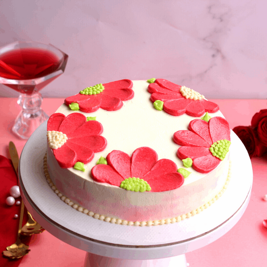 red velvet cake. floral cake. dream a dozen. pretty cakes. theobroma. Aubree. Bangalore cakes. Bengaluru. home delivery. cakes. chocolate cakes. yummy cakes. delicious cakes. best cakes in Bangalore. beautiful cakes. 