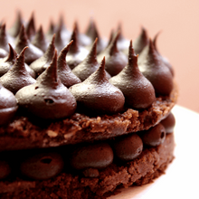 Load image into Gallery viewer, chocolate cake. Bangalore. cakes. best cakes in Bangalore. Bengaluru. chocolate lovers. death by chocolate. theobroma. Aubree. crave by Leena. vegan. eggless cakes. dream a dozen. yummy. rich cakes. birthday cakes. celebration cakes. best chocolate cake
