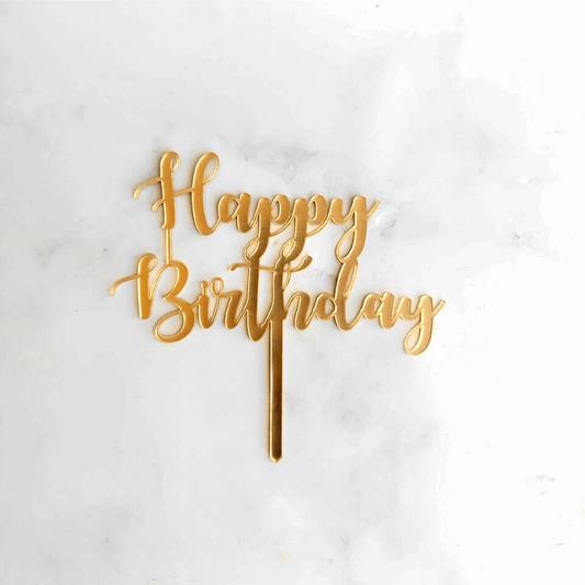 Happy Birthday Cake Topper