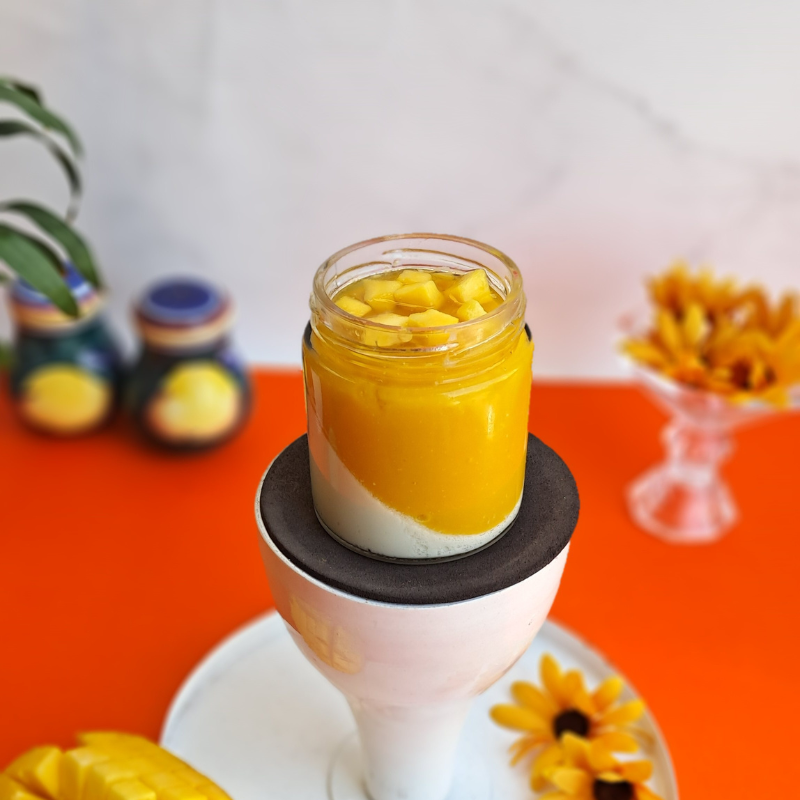 Mango Panna Cotta Jar