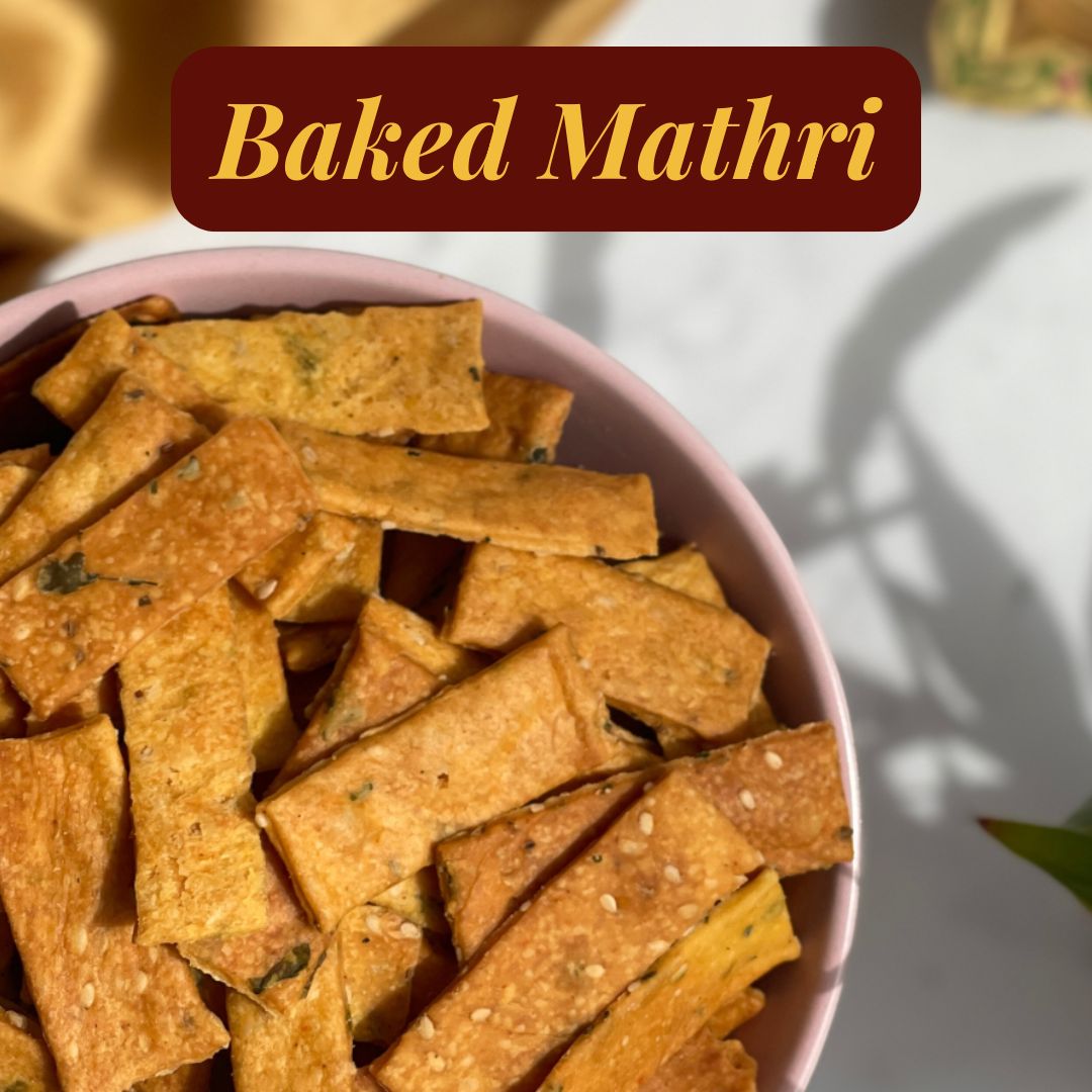 Inspired by the traditional Rajasthani snack, this baked version of Mathri is nostalgic and elevated to gourmet levels