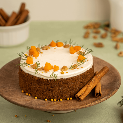 Soft, fluffy carrot cake with silky cream cheese frosting
