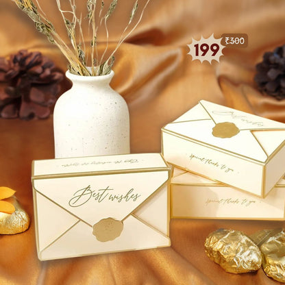 A Sweet Message of Love! Make your celebrations unforgettable with our Elegant Envelope Chocolate Favors, the perfect blend of sophistication and sweetness. Designed to resemble classic love letters, these exquisite favor boxes make a heartfelt gift for weddings, bridal showers, anniversaries, and special occasions.