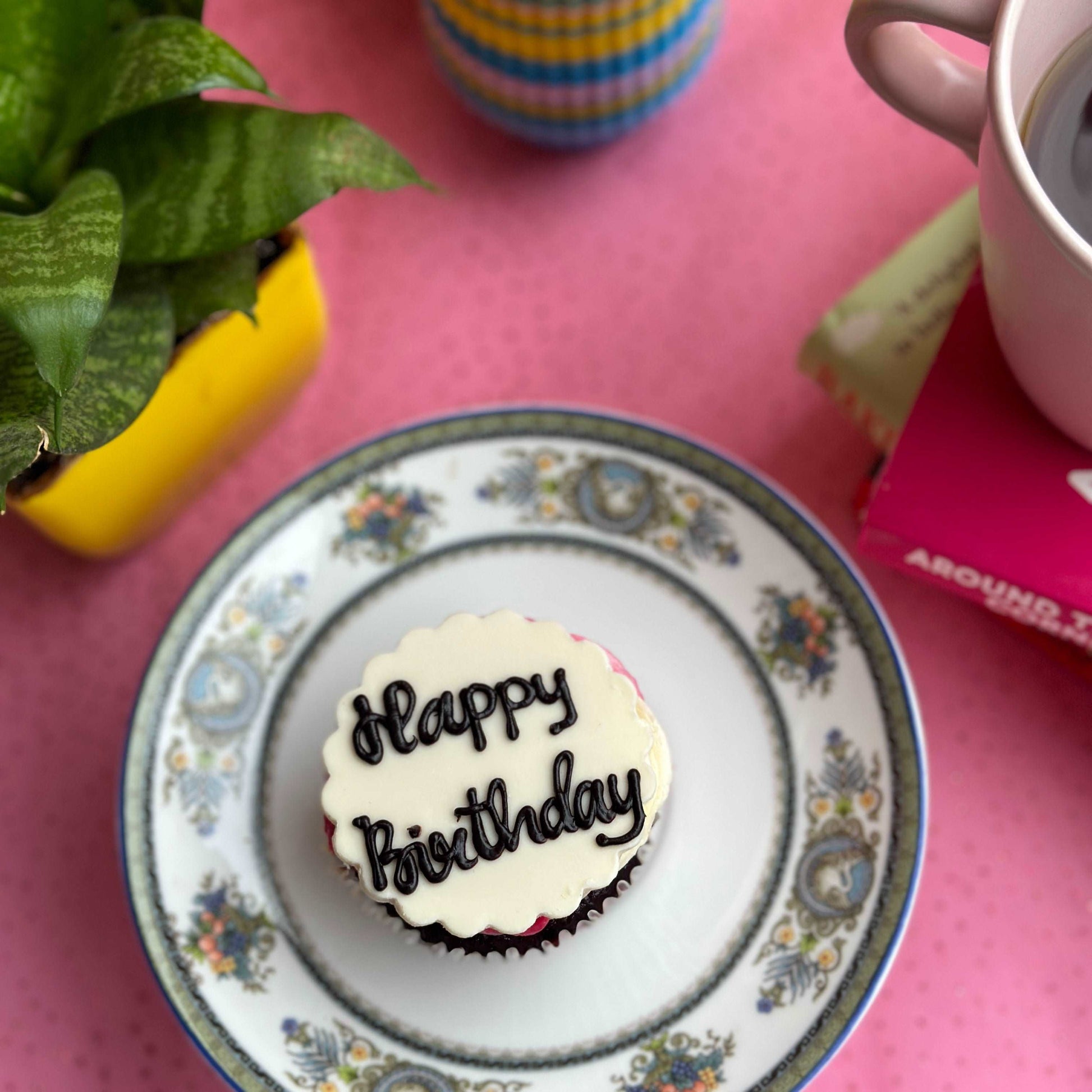 Assorted Happy B'day Cupcakes