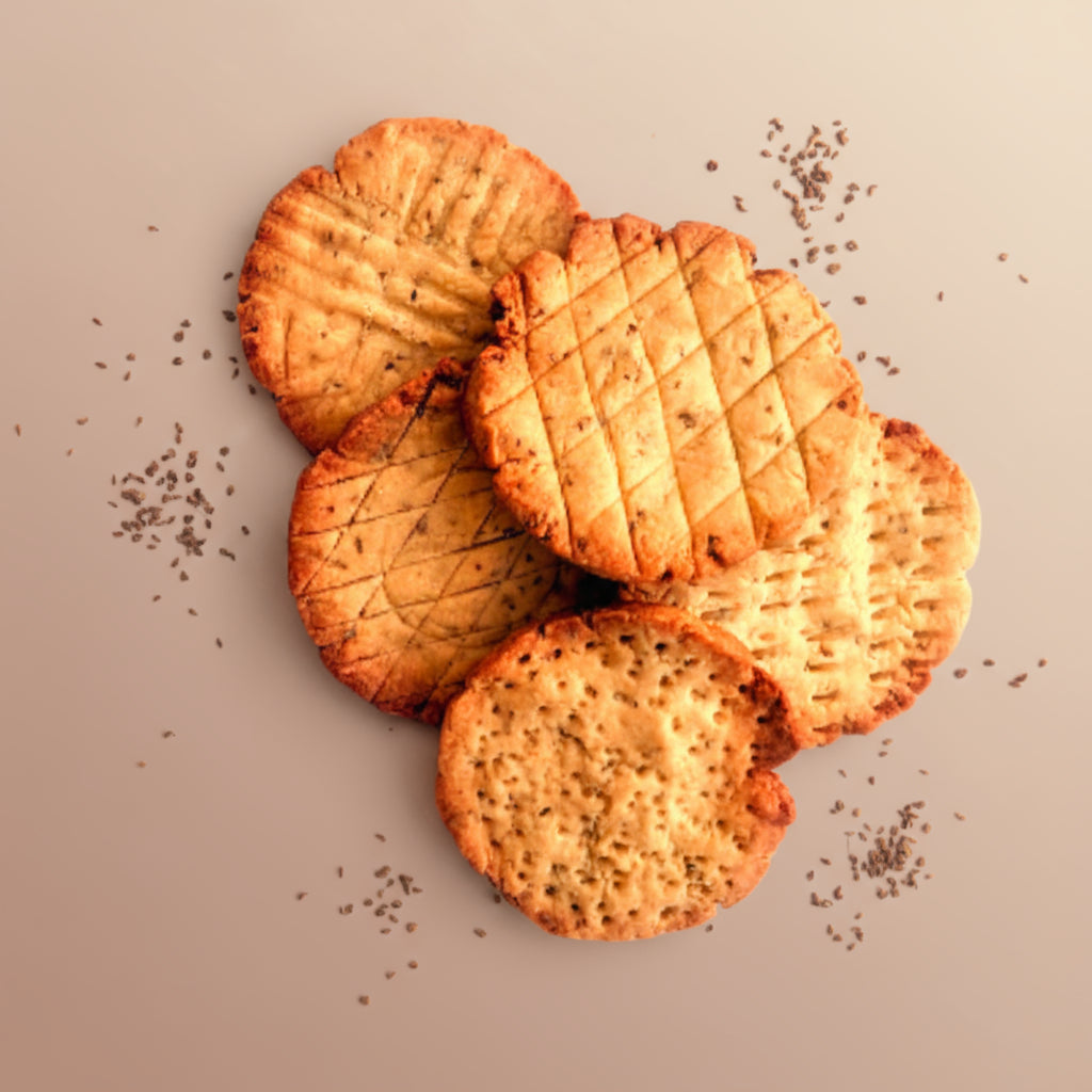 Ajwain Cookies. office pantry snacks, corporate cookies, healthy office snacks, delicious treats, nutty delights, office refreshments, corporate snacking, tasty bites, corporate pantry options, crunchy office snacks. Best Cookies in Bangalore