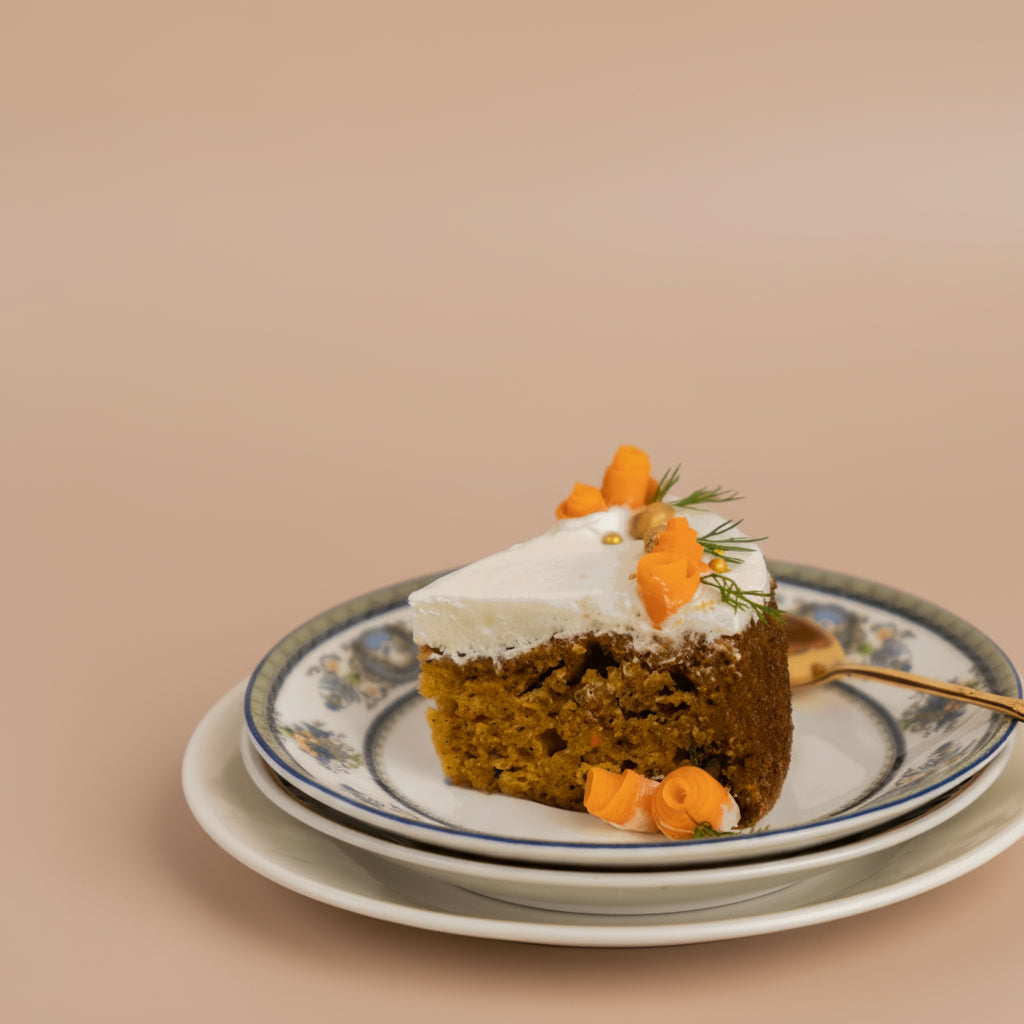 A classic carrot cinnamon cake