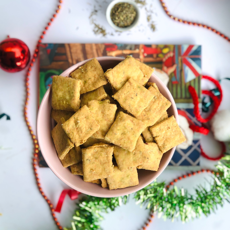 Thyme and cheese crackers, office pantry snacks, corporate crackers, best in Bangalore, catering services, office pantry delights, savory cheese snacks, corporate snacking, gourmet crackers, office refreshments, corporate pantry options, tempting treats, delectable bites, office snack selection, artisanal crackers, mouthwatering crackers